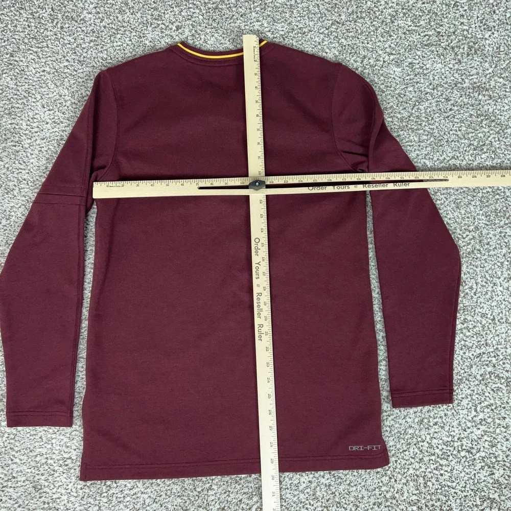 Minnesota Golden Gophers Sweatshirt Mens Small Red NCAA Quarter Zip Nike Dri Fit